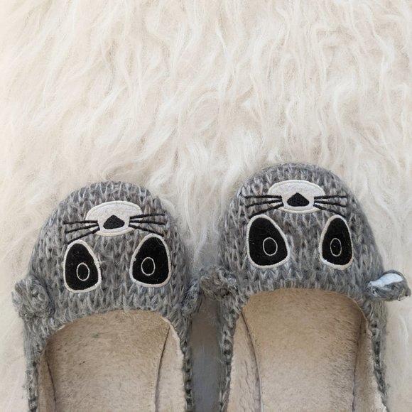 Roxy racoon / panda ballerina slippers - Picture 3 of 8